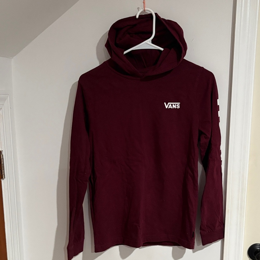 Vans Burgundy Pullover shirt with hood
